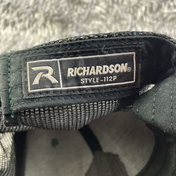 Richardson Camo Hat Cap Adjustable Green Brown Black Camouflage Snapback Mesh - Picture 8 of 9